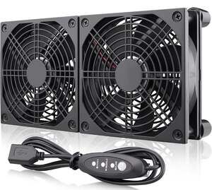 Router Cooling Fan DIY PC Cooler TV Box Wireless Quiet DC 5V USB Power 120mm 240